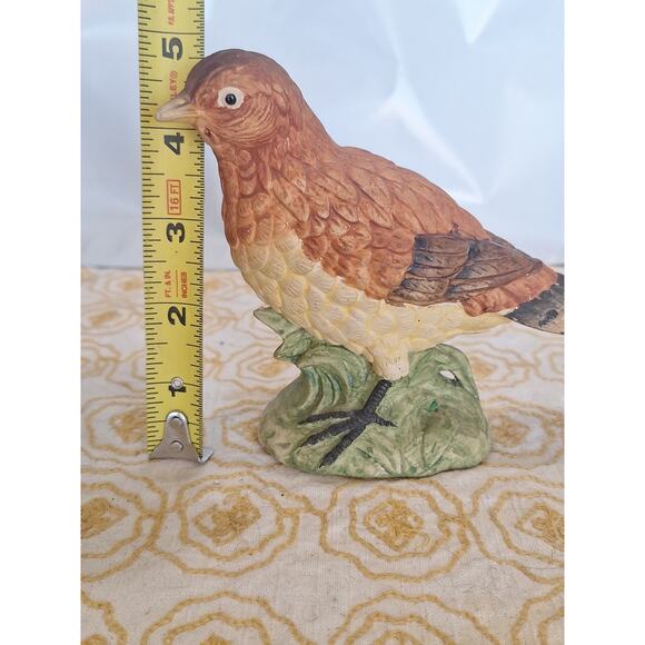 Vintage Hand-Painted Pheasant Figurine – Realistic Game Bird Resin Décor - Picture 6 of 7